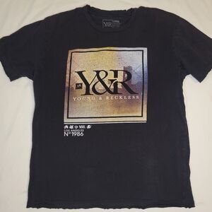 Young & Reckless Vintage Multicolor Graphic Tee